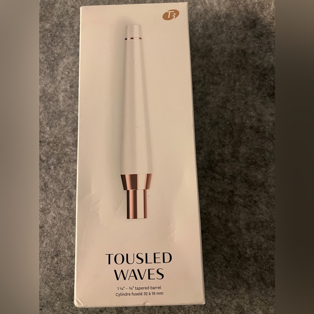 T3 NEW Single Tousled Waves interchangeable
Tapered barrel 19mm